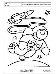 Astranot boyama sayfaları